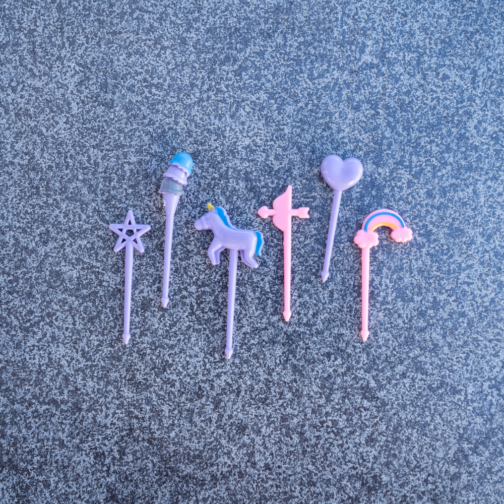 Einhorn Spieße 6er Set