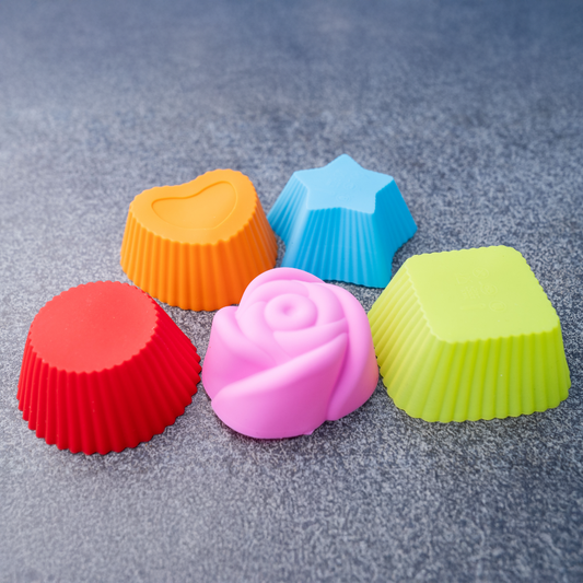 Silikon Muffinformen 5er Set