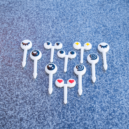 Große Augen Food Picks Set