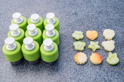 Obstschneider Set mit Druckknopf