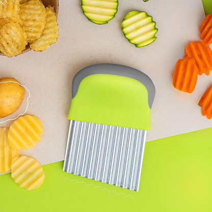 Edelstahl Wellenschneider für Obst und Gemüse